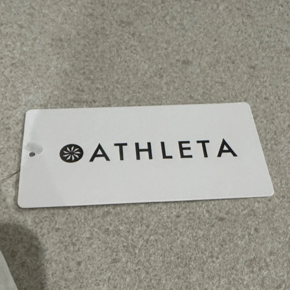 NEW Athleta Wide leg Paradise Drawstring Pants Petite Small White - Picture 3 of 12
